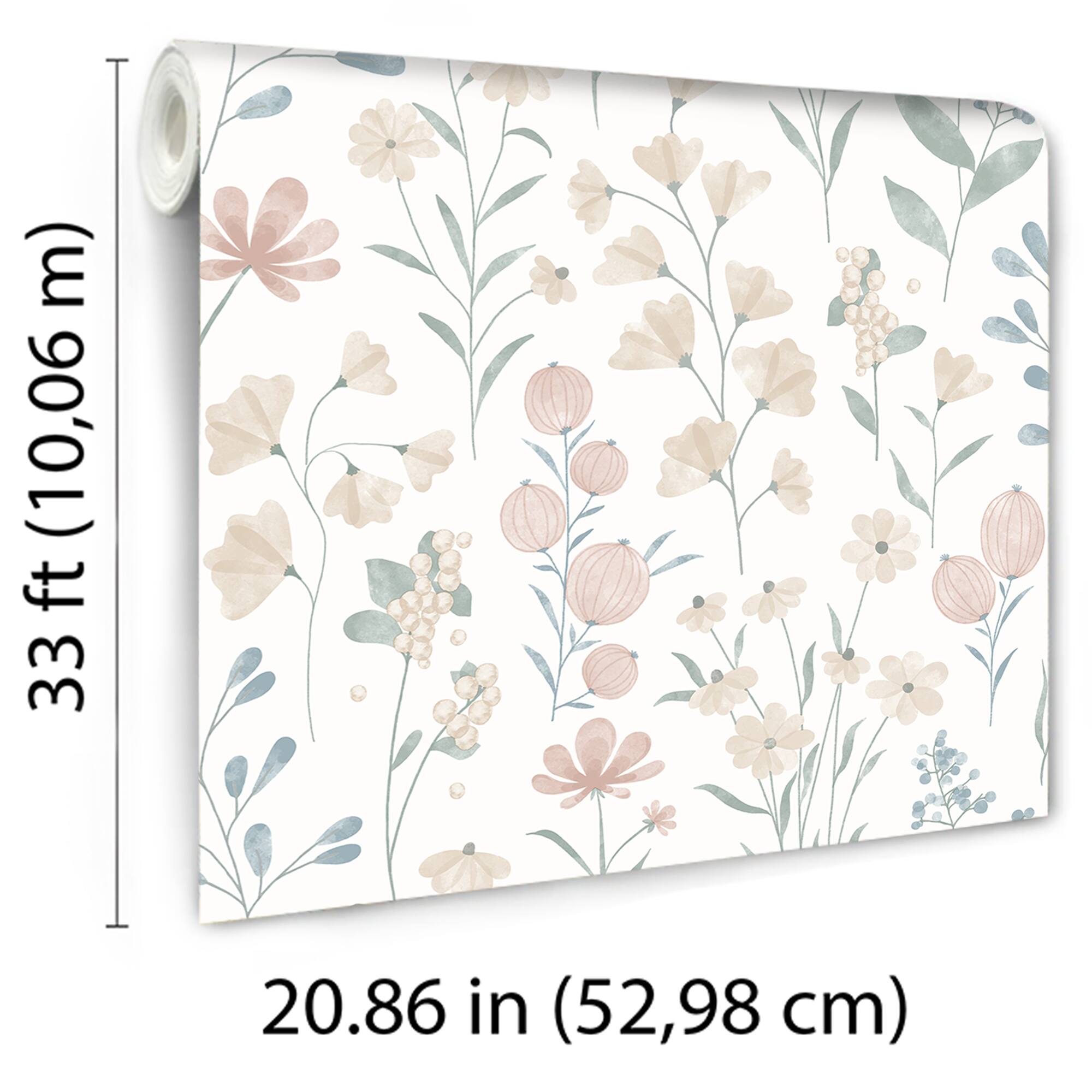 Designs Direct Floral Candy Wallpaper